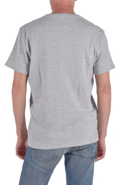 Shop Hiroshi Kato The Stamp T-shirt In Heather Gray