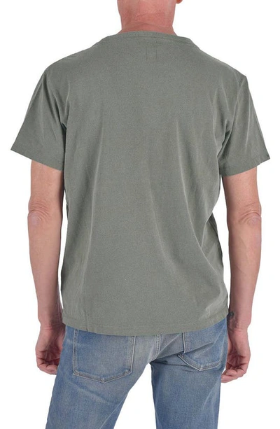 Shop Hiroshi Kato The Stamp T-shirt In Pigment Military Green