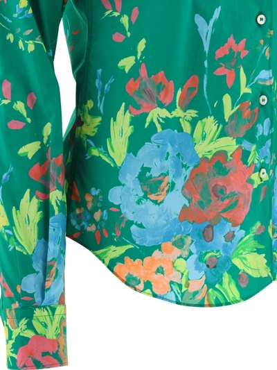 Shop Aspesi Shirt With Floral Print