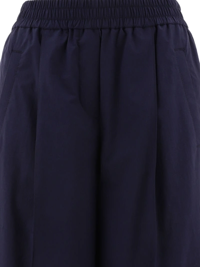 Brunello Cucinelli Relaxed Wide-leg Trousers With Elastic Waistband