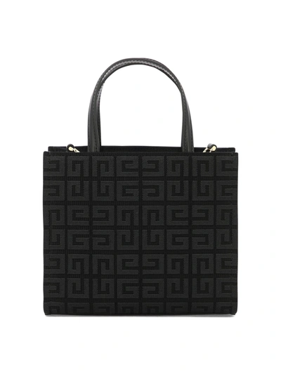 Shop Givenchy Mini G Tote Shopping Bag In 4 G Embroidered Canvas