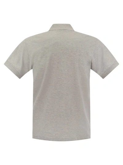 Shop Lacoste Short Sleeved Mélange Polo Shirt