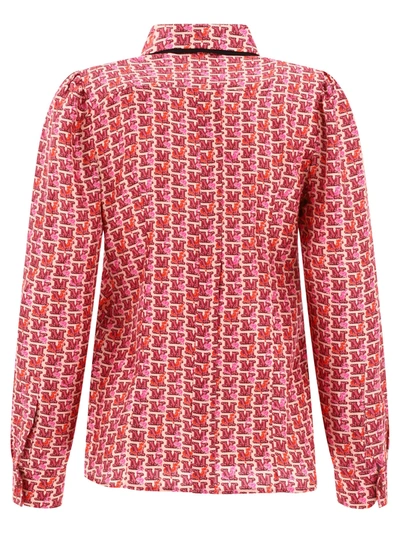 Shop Max Mara "mino" Printed Silk Twill Shirt