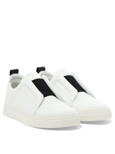 Pierre Hardy Laceless Leather Low-top Sneakers