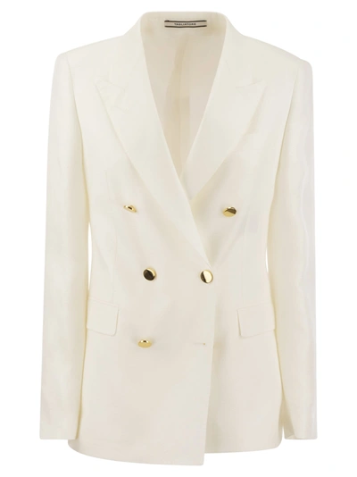 Shop Tagliatore Paris Linen Jacket