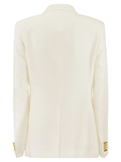 Shop Tagliatore Paris Linen Jacket