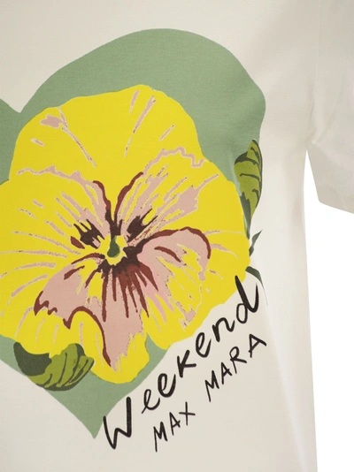 Shop Weekend Max Mara Yen Cotton Jersey T Shirt