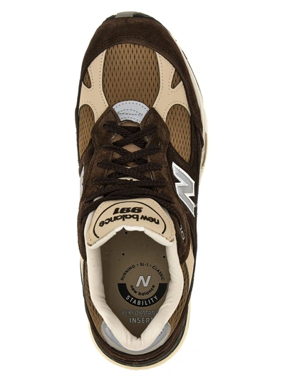 Shop New Balance 991v1 Finale Sneakers Brown