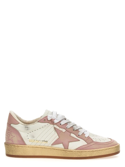 Shop Golden Goose Ball Star Sneakers Pink