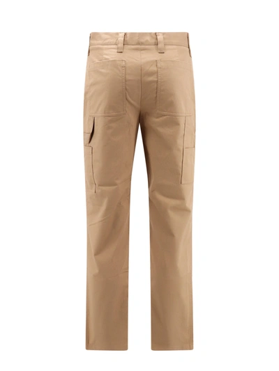Shop Burberry Cotton Cargo Trouser With Equestrian Knight Design Embroidery