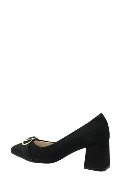 Shop Ron White Lailyn Weatherproof Square Toe Pump In Onyx