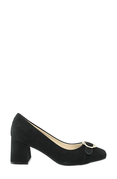 Shop Ron White Lailyn Weatherproof Square Toe Pump In Onyx