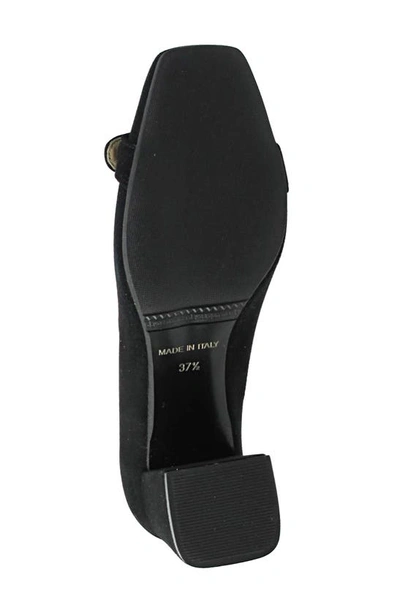 Shop Ron White Lailyn Weatherproof Square Toe Pump In Onyx