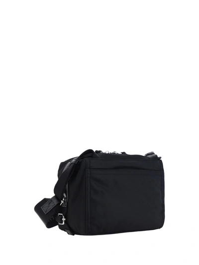 Shop Givenchy Nylon Shoulder Bag With Frontal Logo