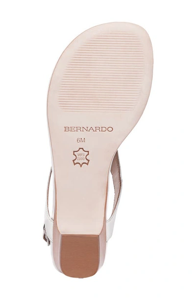 Shop Bernardo Footwear Bernardo Gala Sandal In White