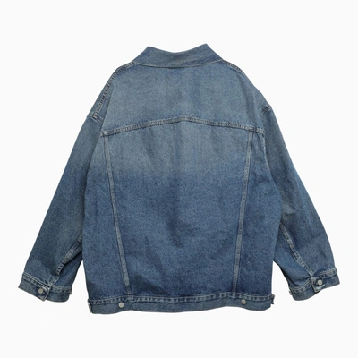 Shop Acne Studios Blue Denim Jacket Men