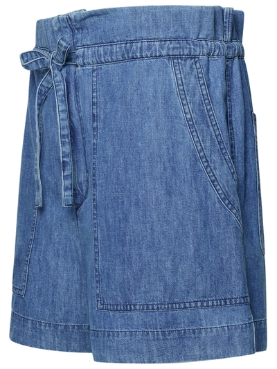 Shop Isabel Marant Étoile Isabel Marant Etoile Woman Isabel Marant Etoile 'ipolyte' Blue Cotton Shorts