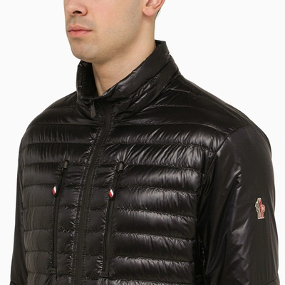 Shop Moncler Grenoble Black Nylon Short Down Jacket Men