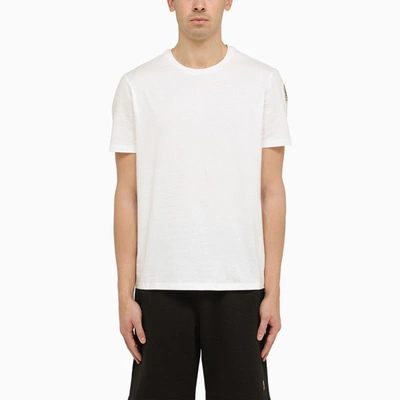 Shop Parajumpers Shispare Tee White Cotton T-shirt Men