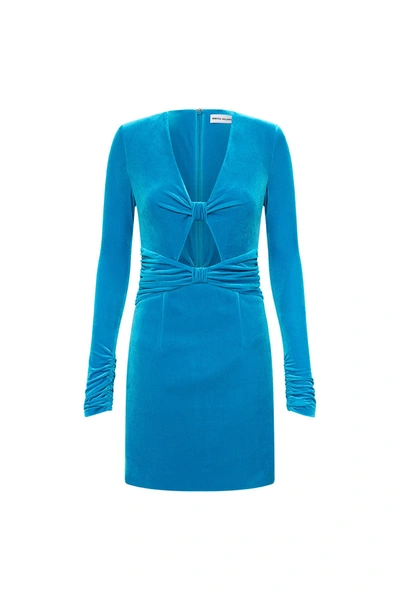 Rebecca Vallance Bernadette Mini Dress Blue