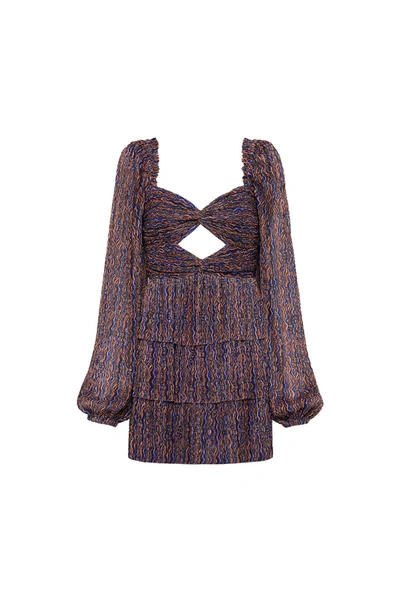 Rebecca Vallance Blossom Long Sleeve Mini Dress