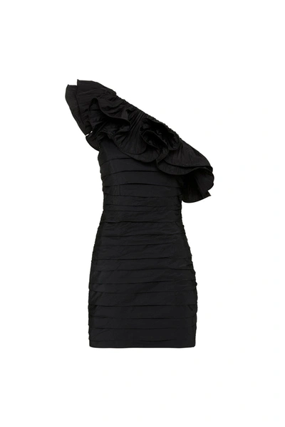 Shop Rebecca Vallance Chloe One Shoulder Mini Dress