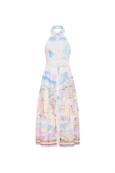 Shop Rebecca Vallance Parfait Collar Midi Dress