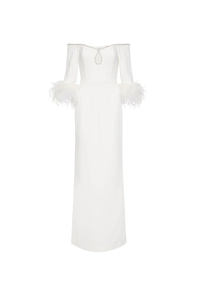 Rebecca Vallance Plume Keyhole Gown