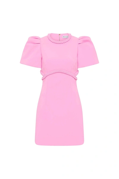Shop Rebecca Vallance Rochelle Plait Mini Dress
