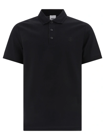 Shop Burberry "eddie" Polo Shirt