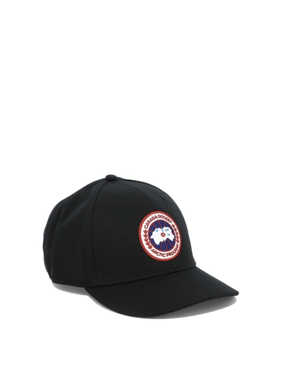 Shop Canada Goose Baseball Cap With Logo Patch
