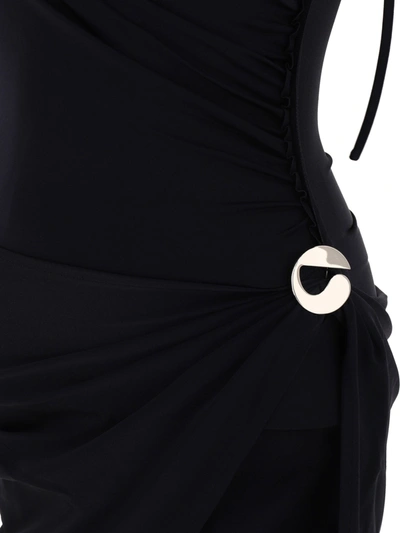 Shop Coperni Asymmetric Draped Dress