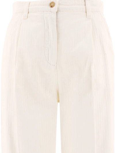 Shop Etro Cropped Chino Trousers