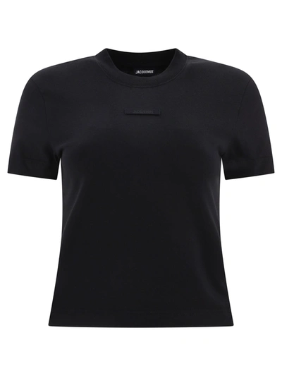 Shop Jacquemus "le T Shirt Gros Grain" T Shirt