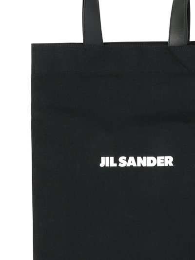 Shop Jil Sander Tote Bag With Logo