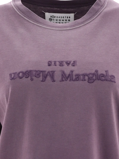 Shop Maison Margiela Reverse Logo T Shirt