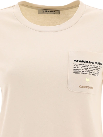 Shop Max Mara S "sax" Jersey Pocket T Shirt