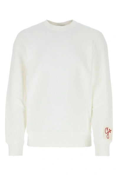 Shop Golden Goose Deluxe Brand Sweatshirts In Vintagewhite