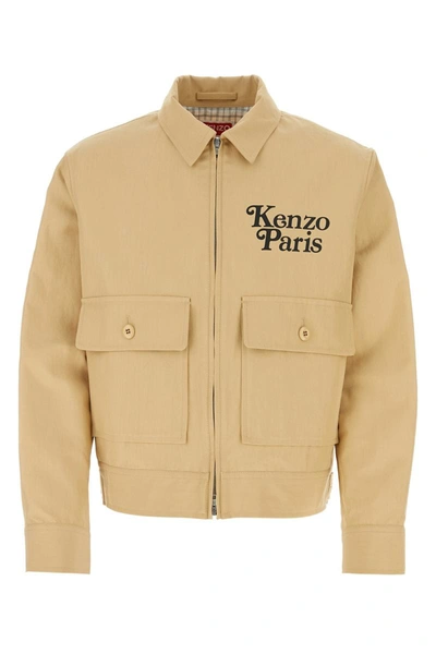 Shop Kenzo Jackets In Camel