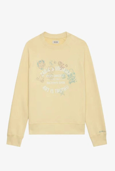 Shop Zadig & Voltaire Sweaters In Yellow