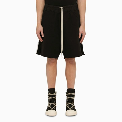 Shop Drkshdw | Black Cotton-blend Bermuda Shorts