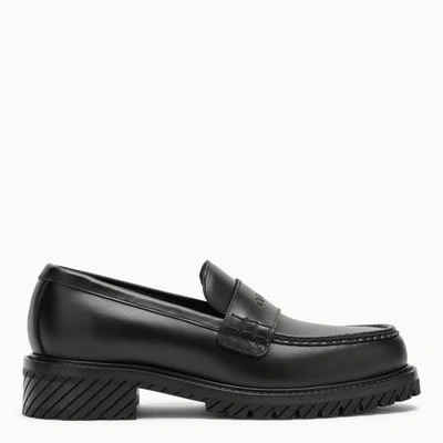 Shop Off-white Black Military Loafer
