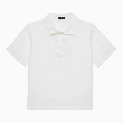 Shop Il Gufo White Linen Shirt