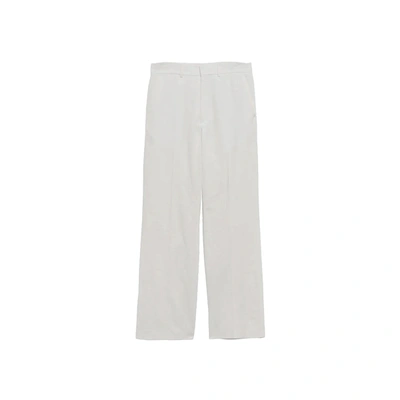 Shop Casablanca Casablaca Cotton Wide-leg Pants In White