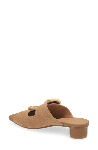 Chocolat Blu Eliza Sandal In Camel Suede