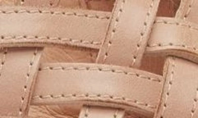 Chocolat Blu Graham Platform Sandal In Tan Leather