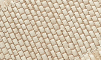 Chocolat Blu Dom Slide Sandal In Cream Raffia