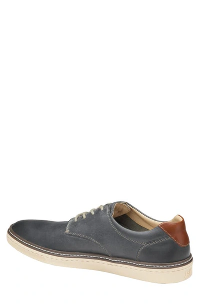 Shop Johnston & Murphy 'mcguffey' Plain Toe Derby In Gray Oiled Full Grain