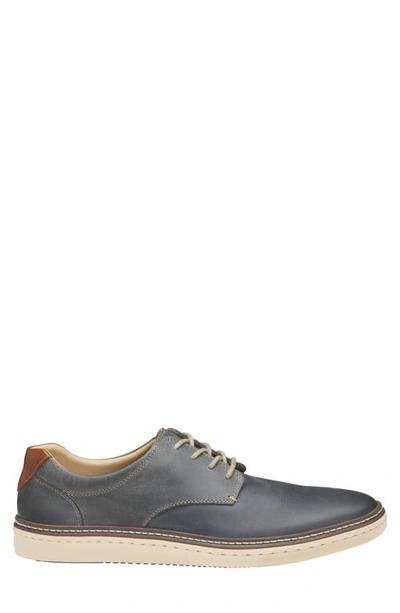 Johnston & Murphy 'mcguffey' Plain Toe Derby In Gray Oiled Full Grain