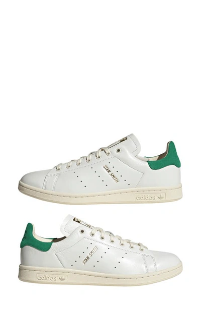 Shop Adidas Originals Adidas Gender Inclusive Stan Smith Lux Sneaker In Cloud White/cream White/green